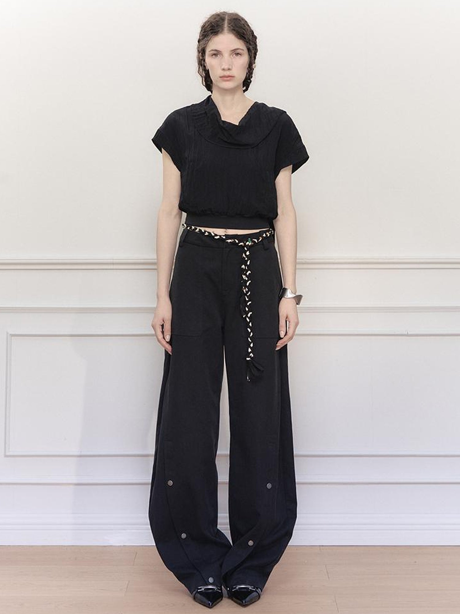 AnnoMundi Arc Sweep Draped Trousers