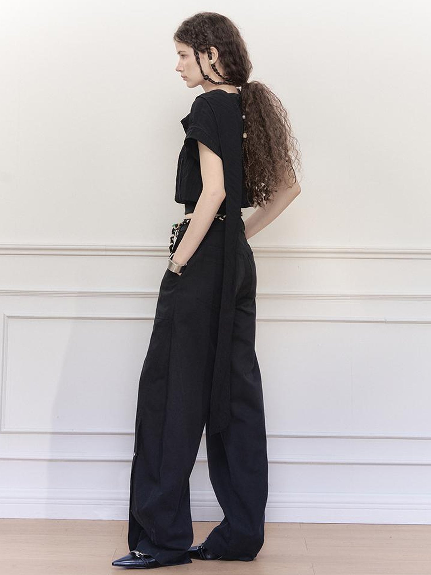 AnnoMundi Arc Sweep Draped Trousers