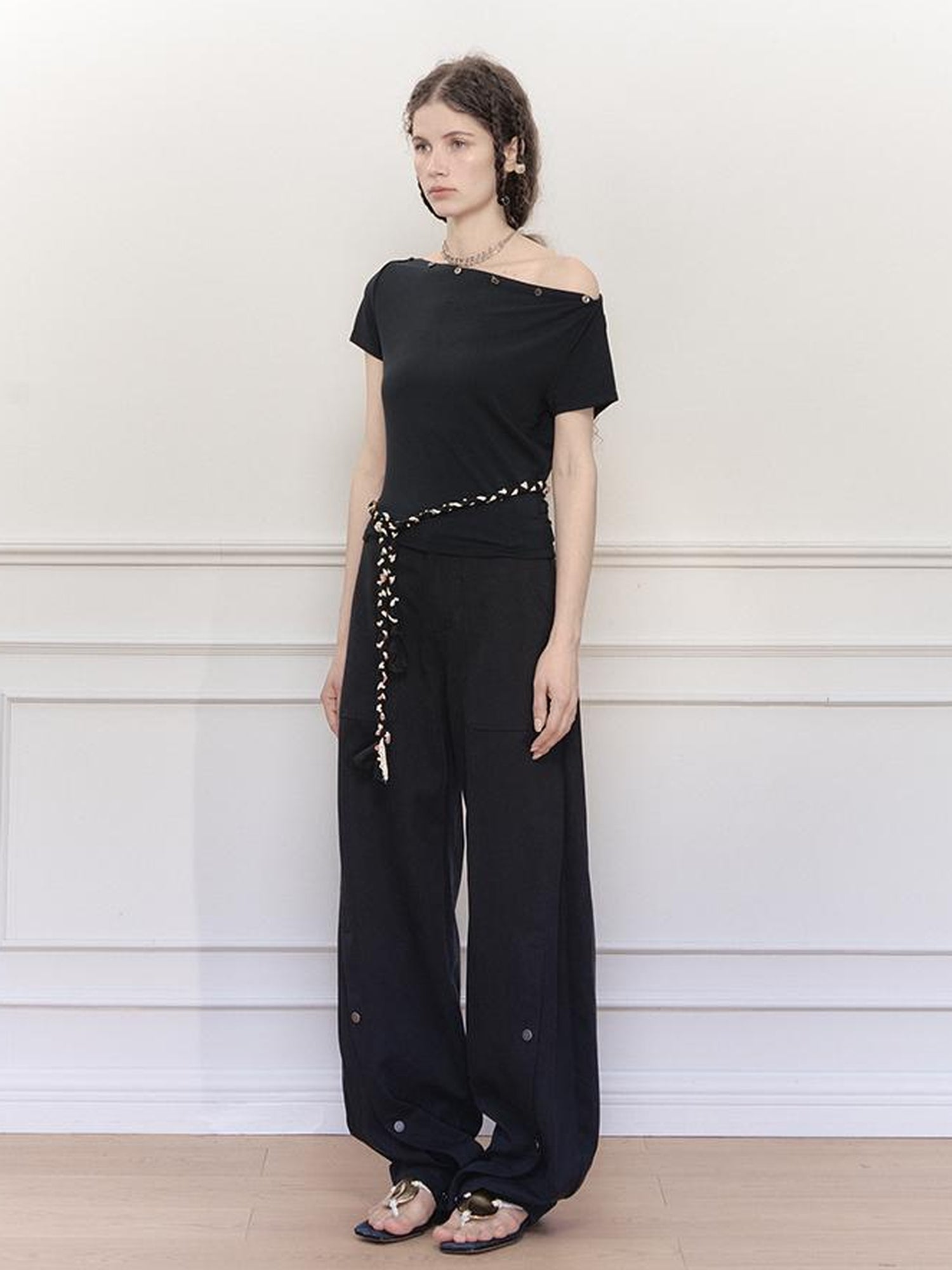 AnnoMundi Arc Sweep Draped Trousers