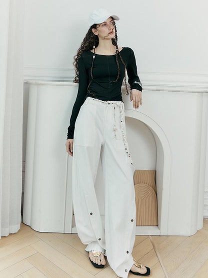 AnnoMundi Arc Sweep Draped Trousers