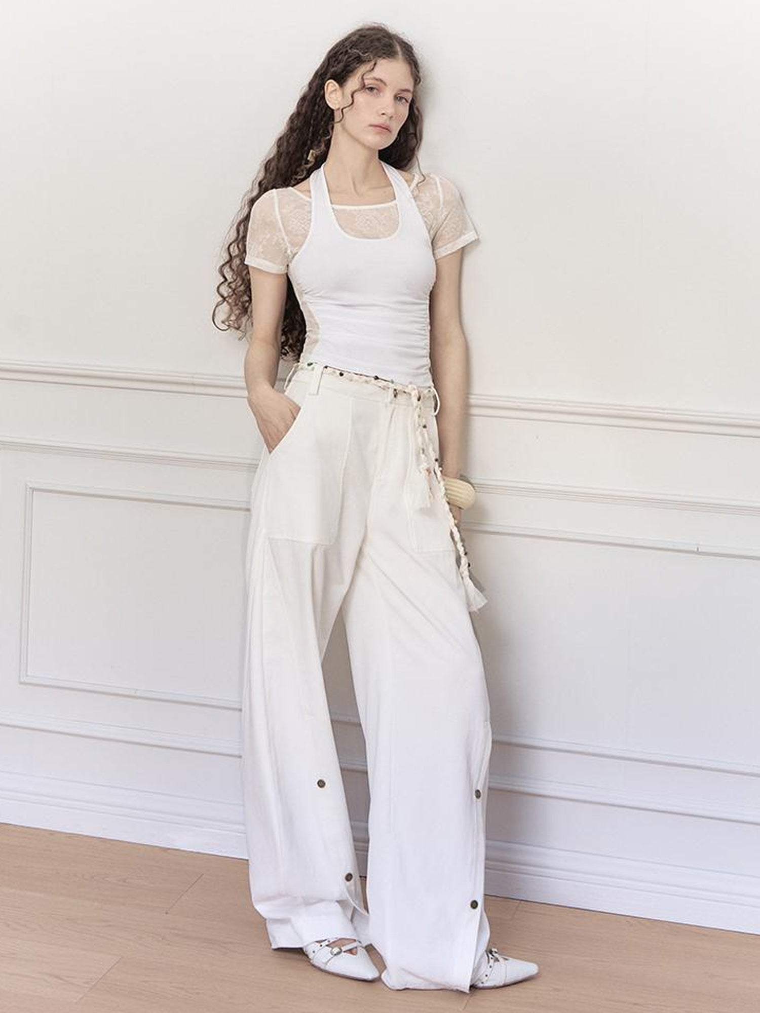 AnnoMundi Arc Sweep Draped Trousers