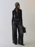 AnnoMundi Asymmetrical Ruffle Hem Knit Top