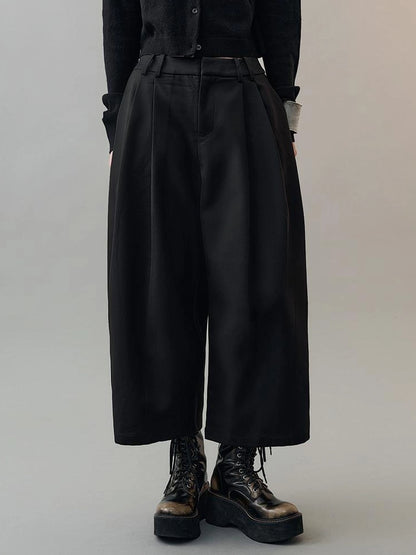 AnnoMundi Australian Wool Tencel Tapered Trousers Pants