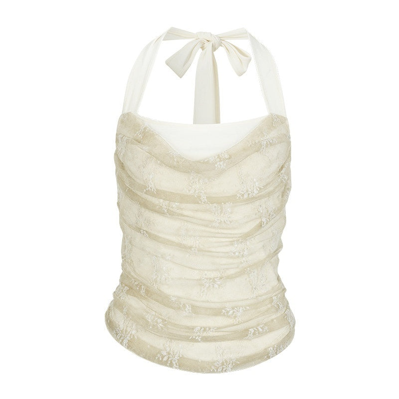 AnnoMundi_Beige_Layered_Jacquard_Lace_Waist_Cinching_Bandeau_Women&