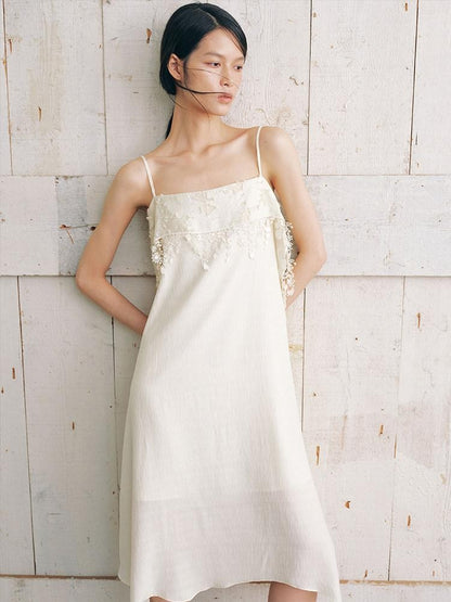 AnnoMundi Beige Layered Ruffle Textured Women&