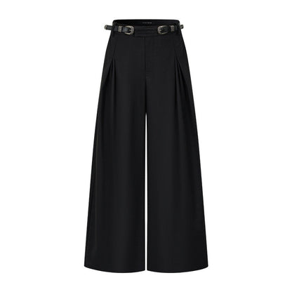 AnnoMundi_Black_Draped_Double_Pleat_Belted_Vintage_Women&