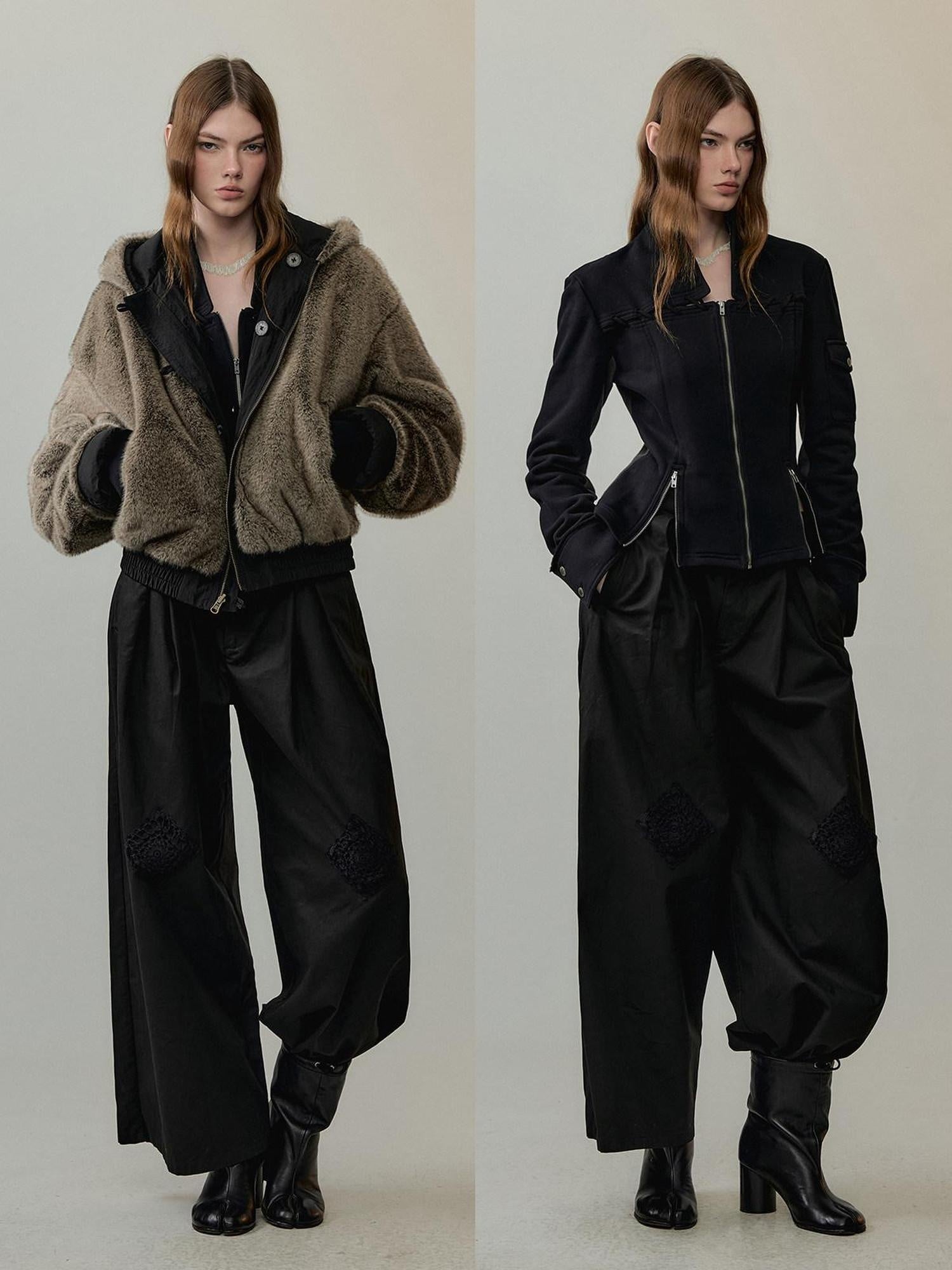 AnnoMundi Breathable Cotton Blend Loose Fit Zip Front Cardigan Commuter Jacket