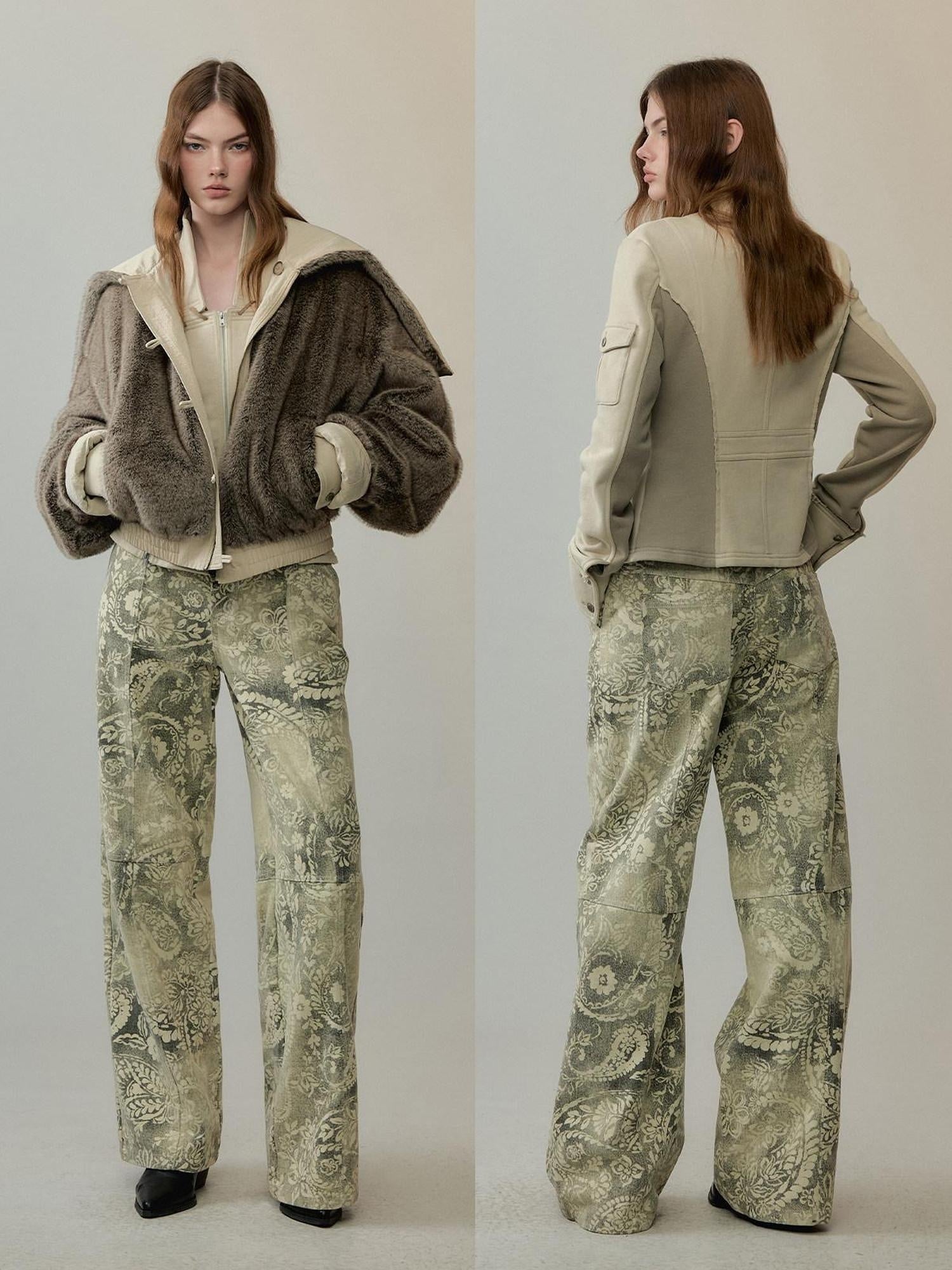AnnoMundi Breathable Cotton Blend Loose Fit Zip Front Cardigan Commuter Jacket