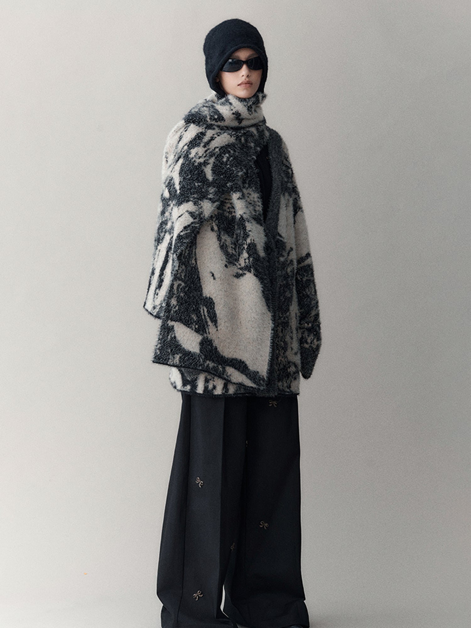 AnnoMundi Butterfly Bow High Waisted Wide Leg Pants