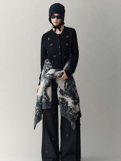 AnnoMundi Butterfly Bow High Waisted Wide Leg Pants