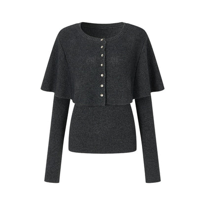 AnnoMundi_Cape_Button_Knit_Wool_Blend_Women&
