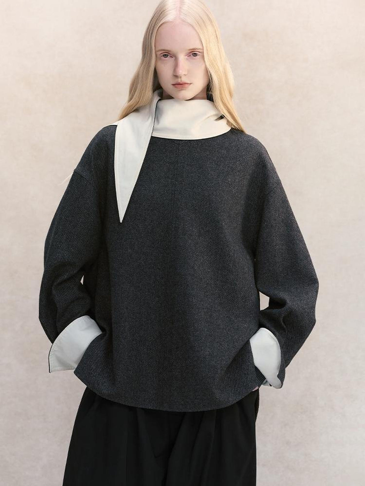 AnnoMundi Color Block Two Way Loose Women&