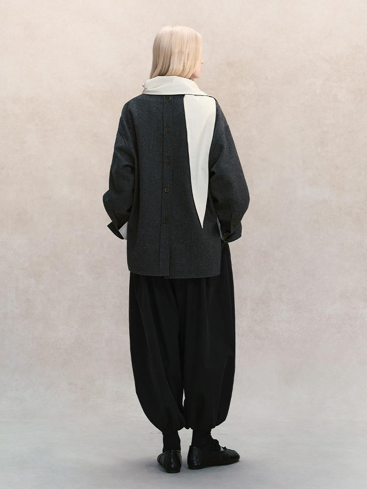 AnnoMundi Color Block Two Way Loose Women&