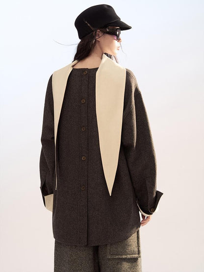 AnnoMundi Color Block Two Way Loose Women&