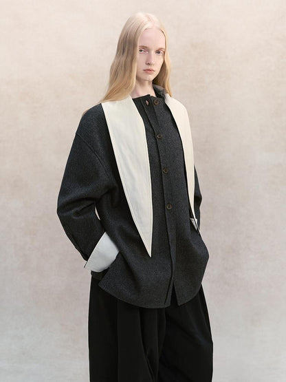 AnnoMundi Color Block Two Way Loose Women&