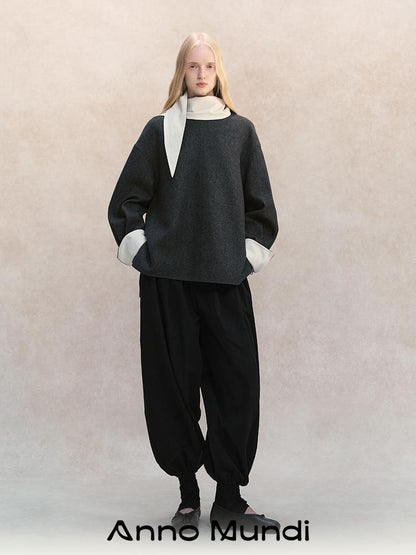 AnnoMundi Color Block Two Way Loose Women&
