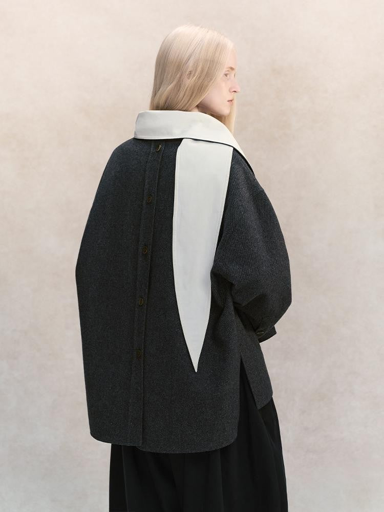AnnoMundi Color Block Two Way Loose Women&