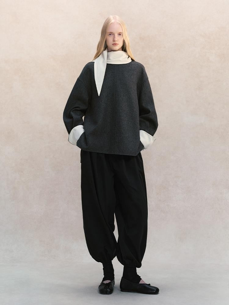 AnnoMundi Color Block Two Way Loose Women&