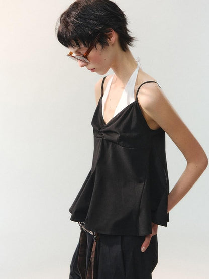 AnnoMundi Colorblock Faux Layered Strappy Women&