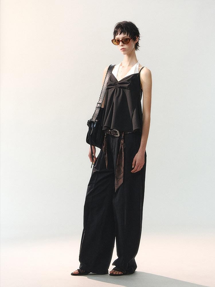 AnnoMundi Colorblock Faux Layered Strappy Women&