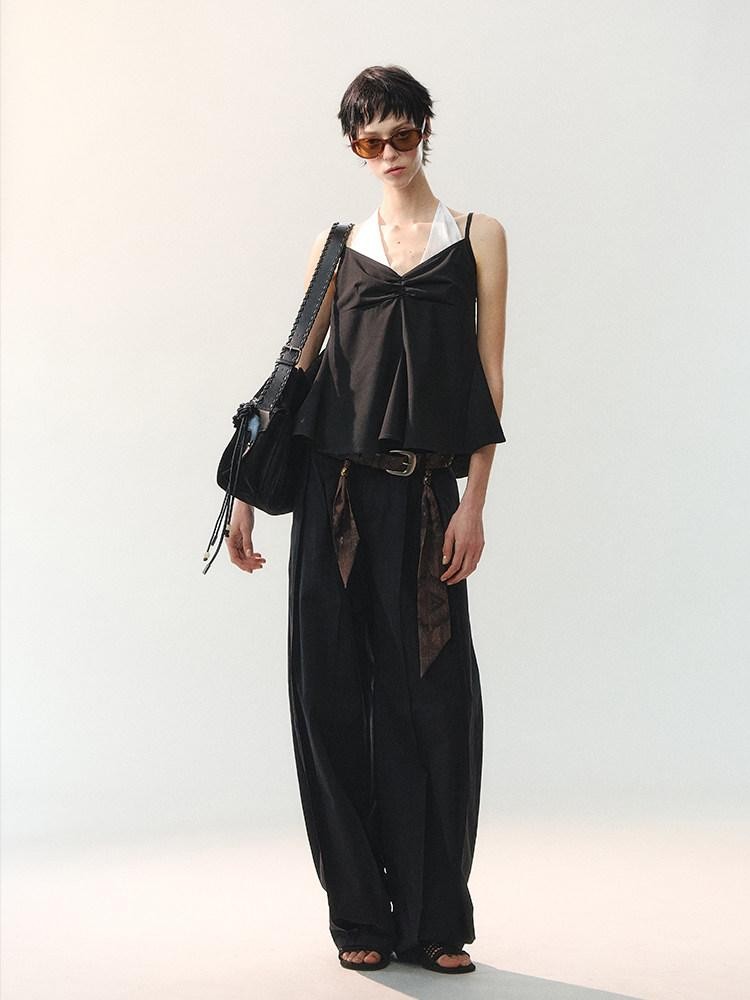 AnnoMundi Colorblock Faux Layered Strappy Women&