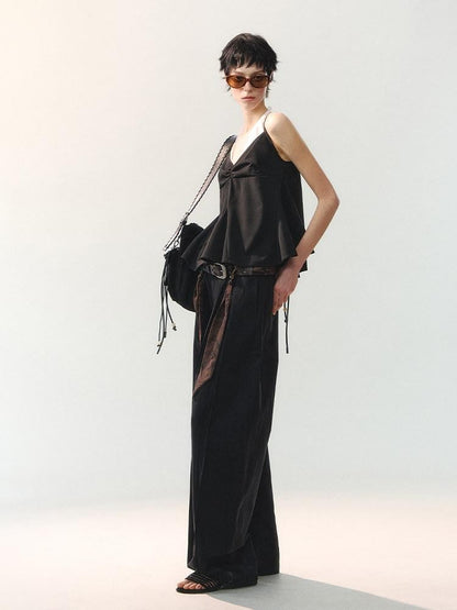 AnnoMundi Colorblock Faux Layered Strappy Women&