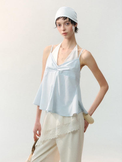 AnnoMundi Colorblock Faux Layered Strappy Women&