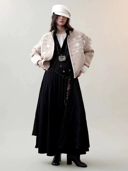 AnnoMundi Constructed Panel Collar Vest Dress Dresses