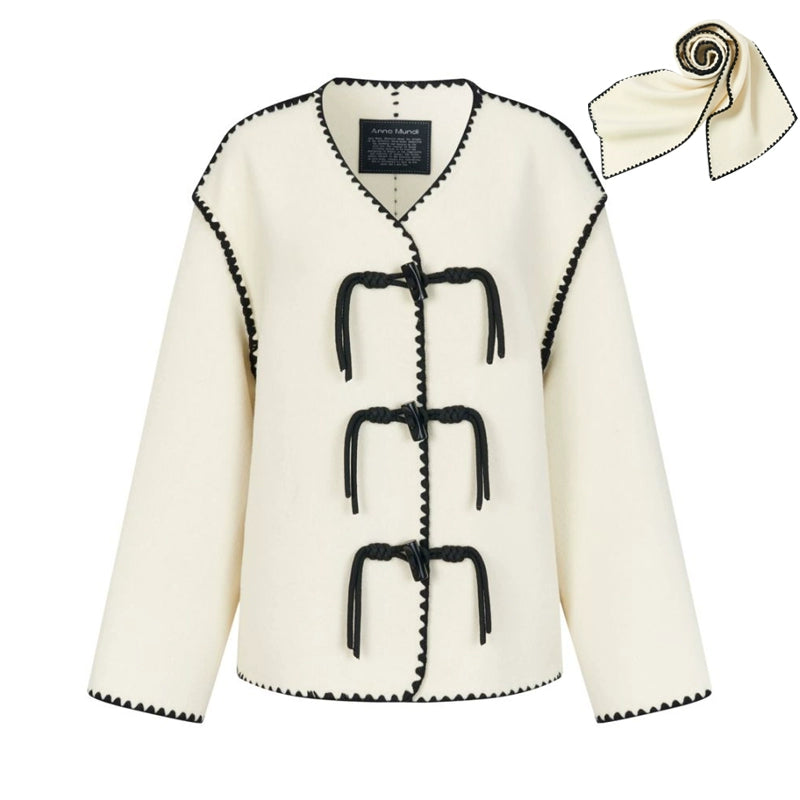 AnnoMundi_Contrast_Trim_V_Neck_Double_Faced_Wool_Coat_With_Scarf_MISSTT