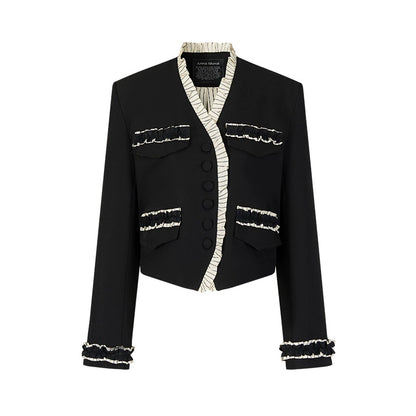 AnnoMundi_Cropped_Peplum_Blazer_With_Ruffle_Hem_MISSTT