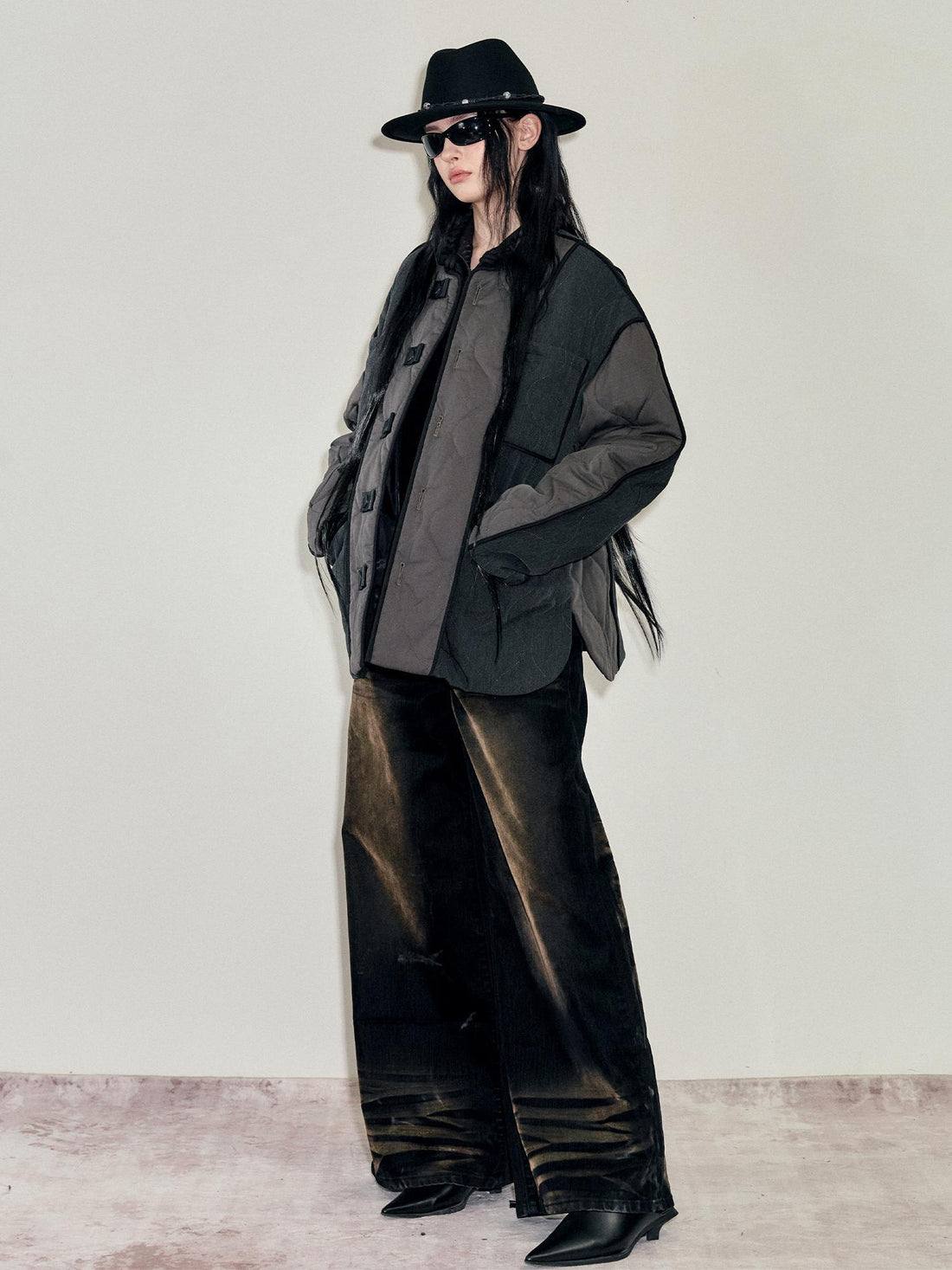 AnnoMundi Curved Stitch Graphene Heated Quilted Jacket