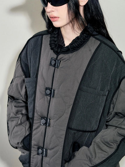 Curved Stitch Graphene Heated Quilted Jacket