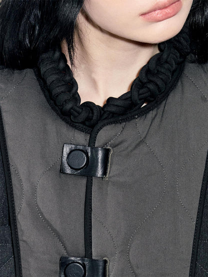 AnnoMundi Curved Stitch Graphene Heated Quilted Jacket