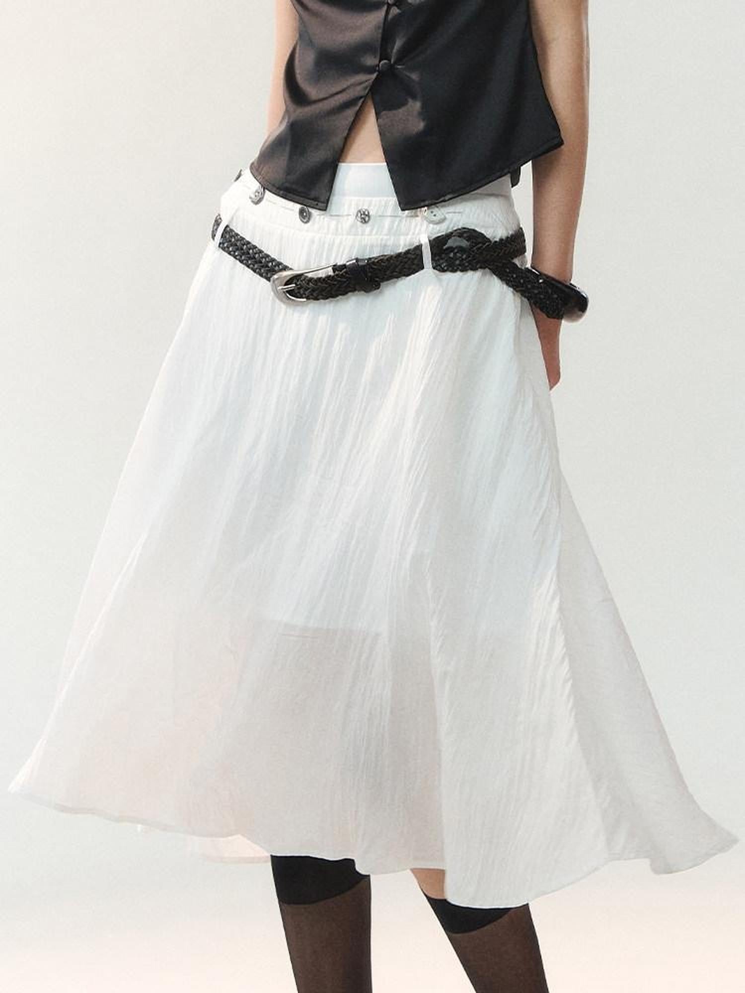 AnnoMundi Deconstructed Hem Metal Button Hand Sewn Women&