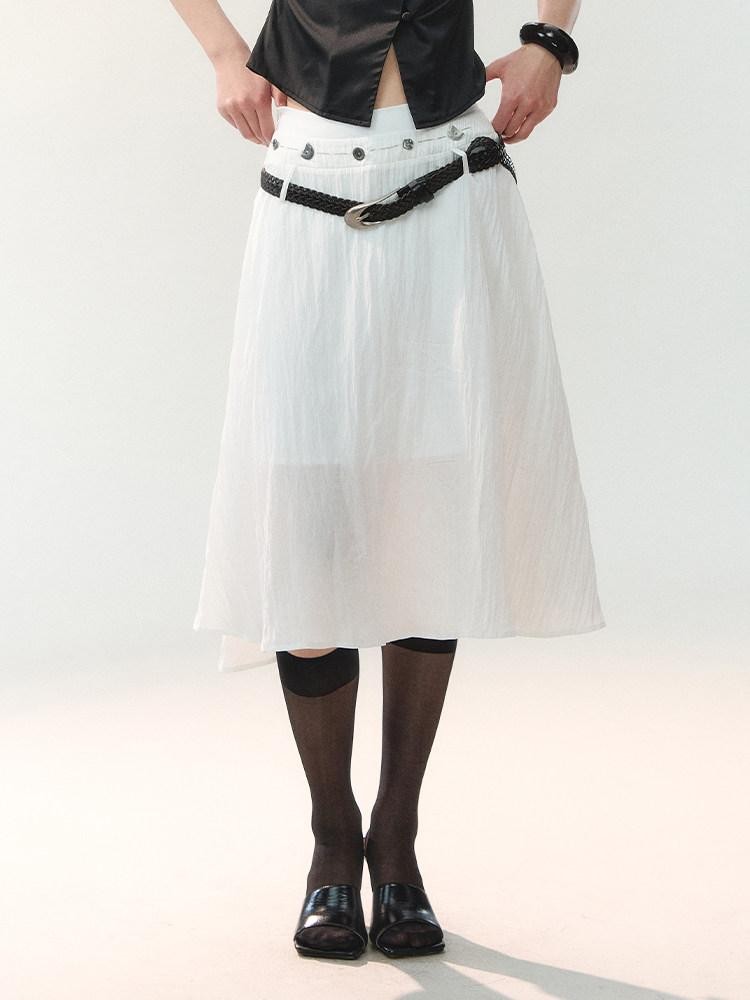 AnnoMundi Deconstructed Hem Metal Button Hand Sewn Women&