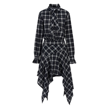 AnnoMundi_Deconstructed_Plaid_Dress_With_Asymmetric_Hem_MISSTT