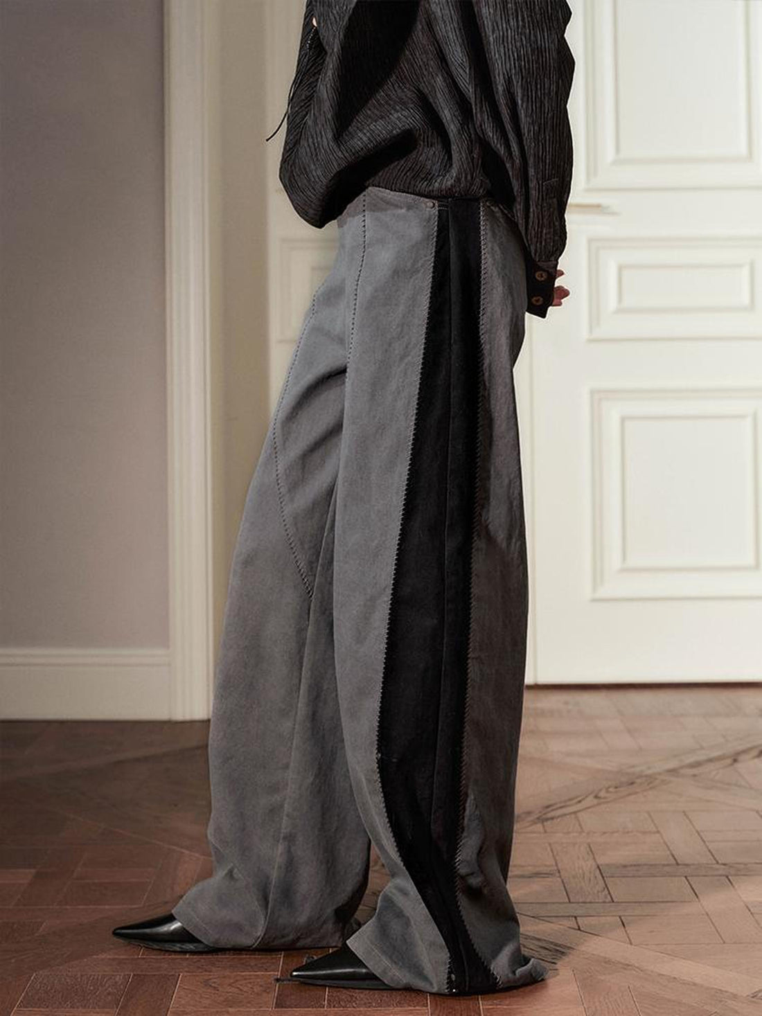 AnnoMundi Deconstructed Relaxed Wide Leg Trousers