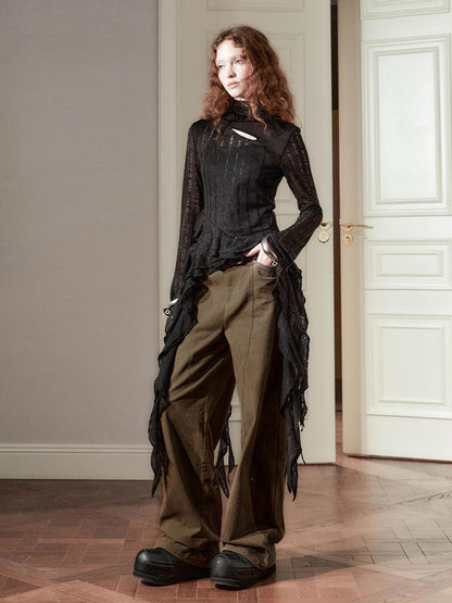 AnnoMundi Deconstructed Relaxed Wide Leg Trousers