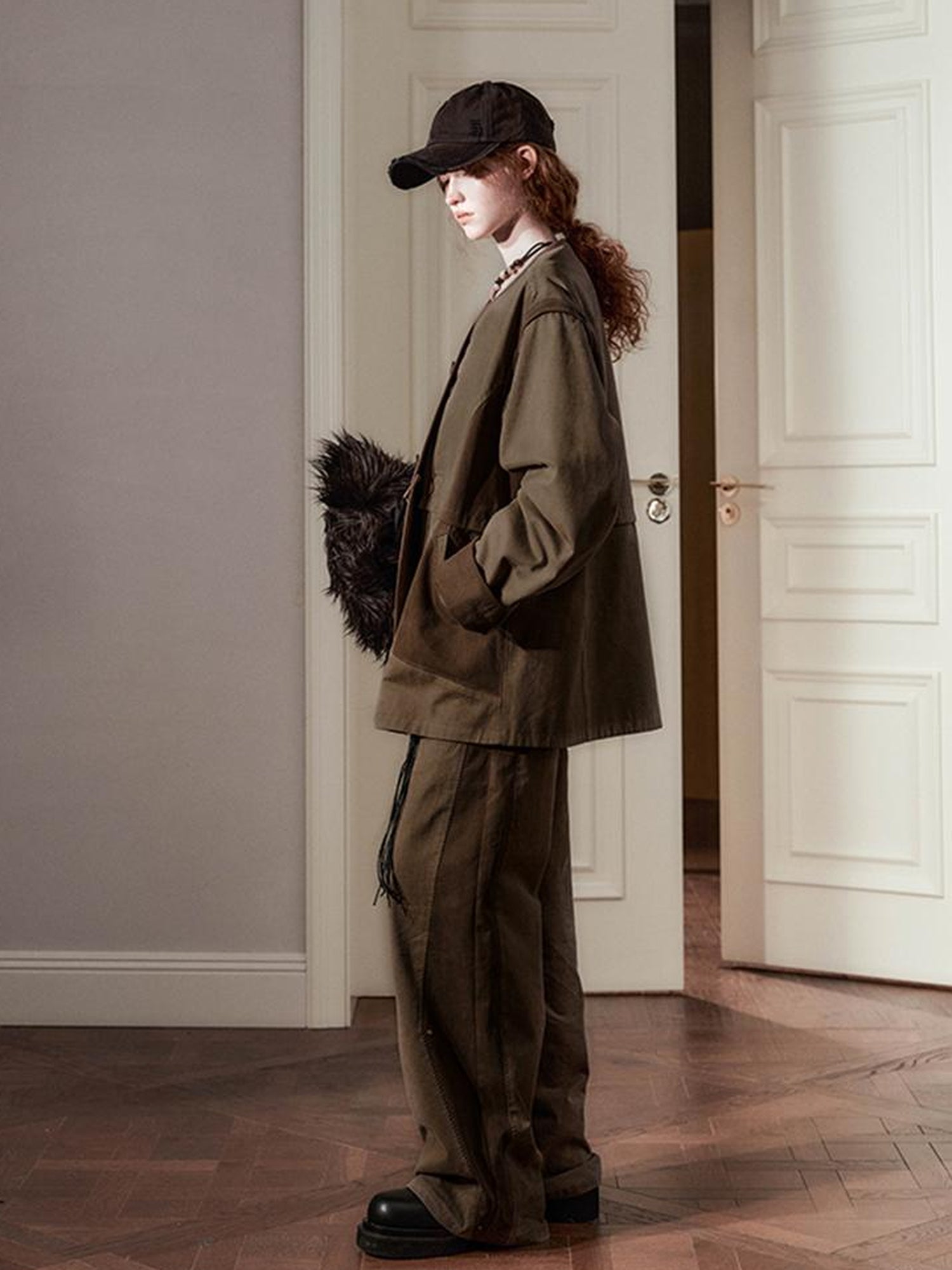 AnnoMundi Deconstructed Relaxed Wide Leg Trousers