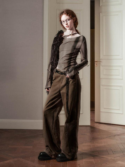 AnnoMundi Deconstructed Relaxed Wide Leg Trousers