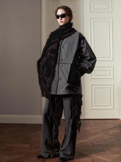 AnnoMundi Deconstructed Relaxed Wide Leg Trousers