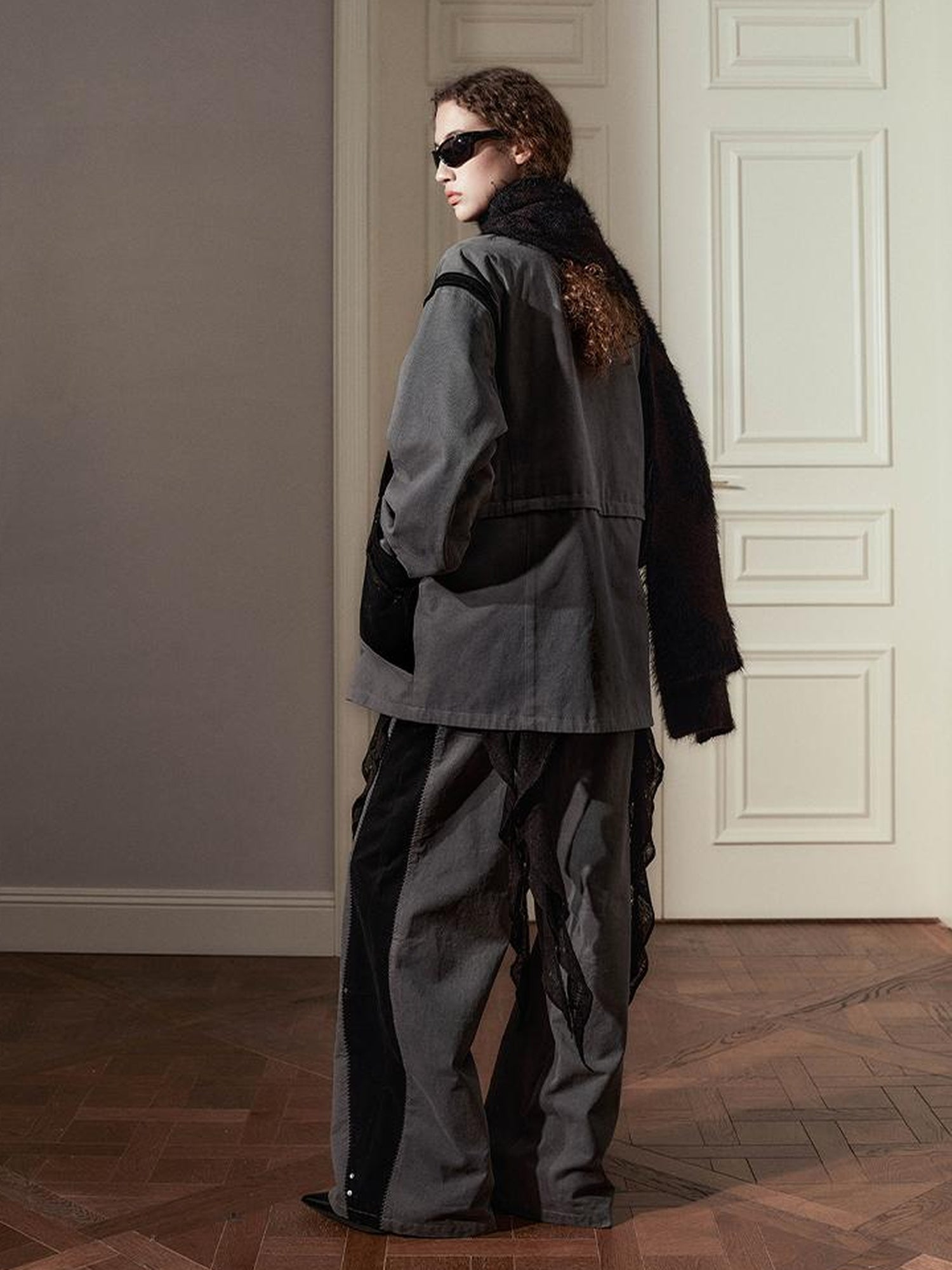 AnnoMundi Deconstructed Relaxed Wide Leg Trousers