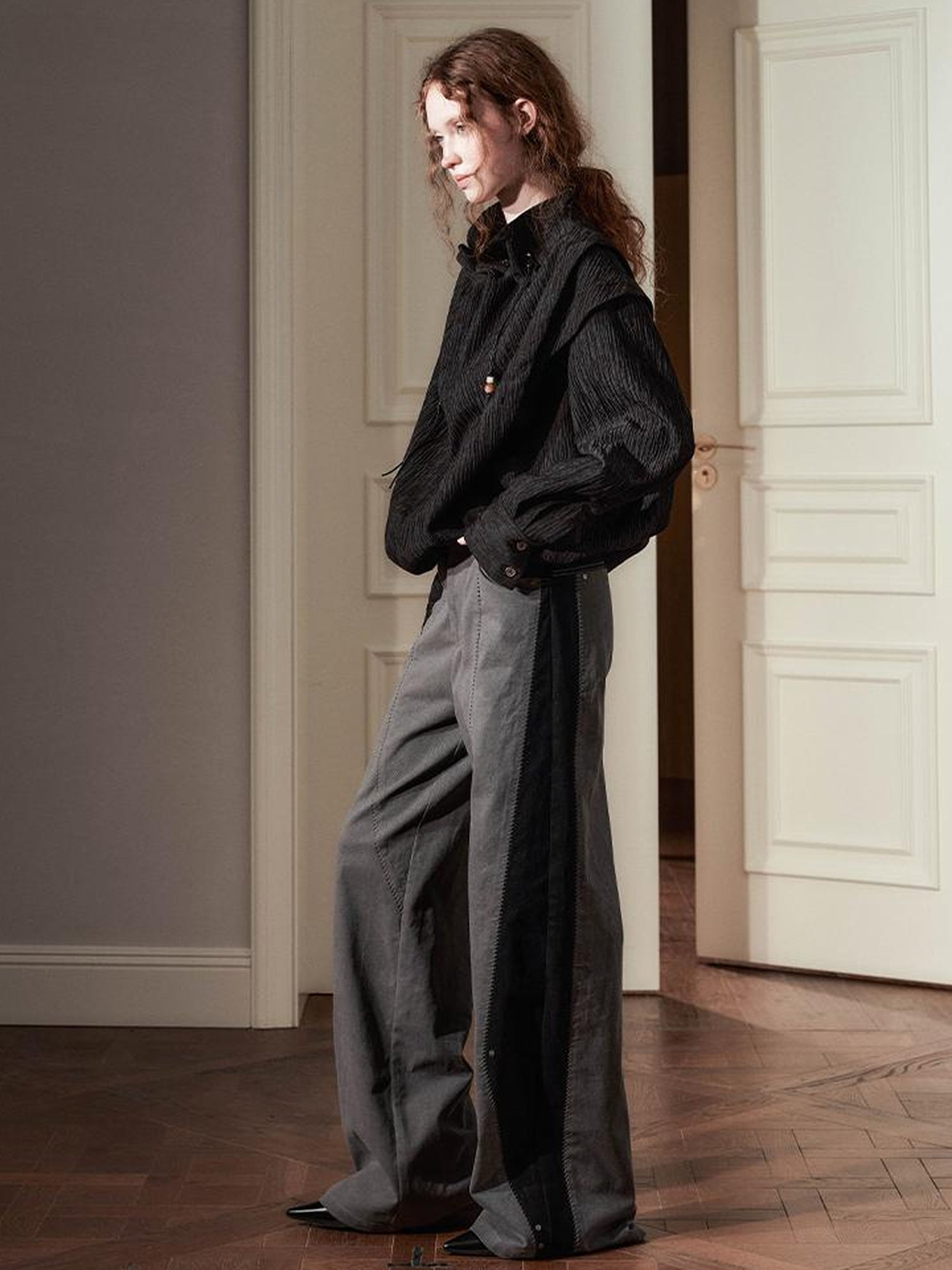 AnnoMundi Deconstructed Relaxed Wide Leg Trousers