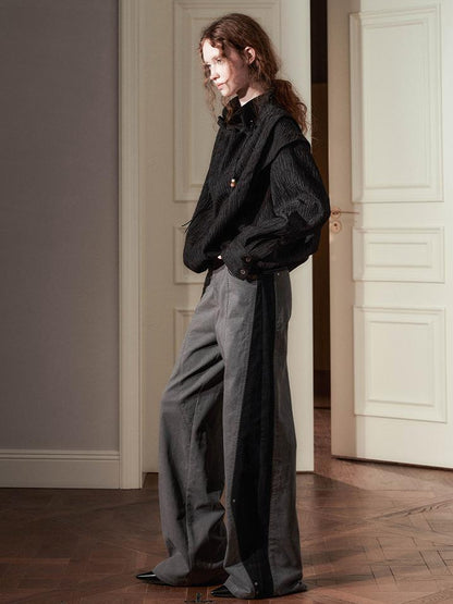 AnnoMundi Deconstructed Relaxed Wide Leg Trousers