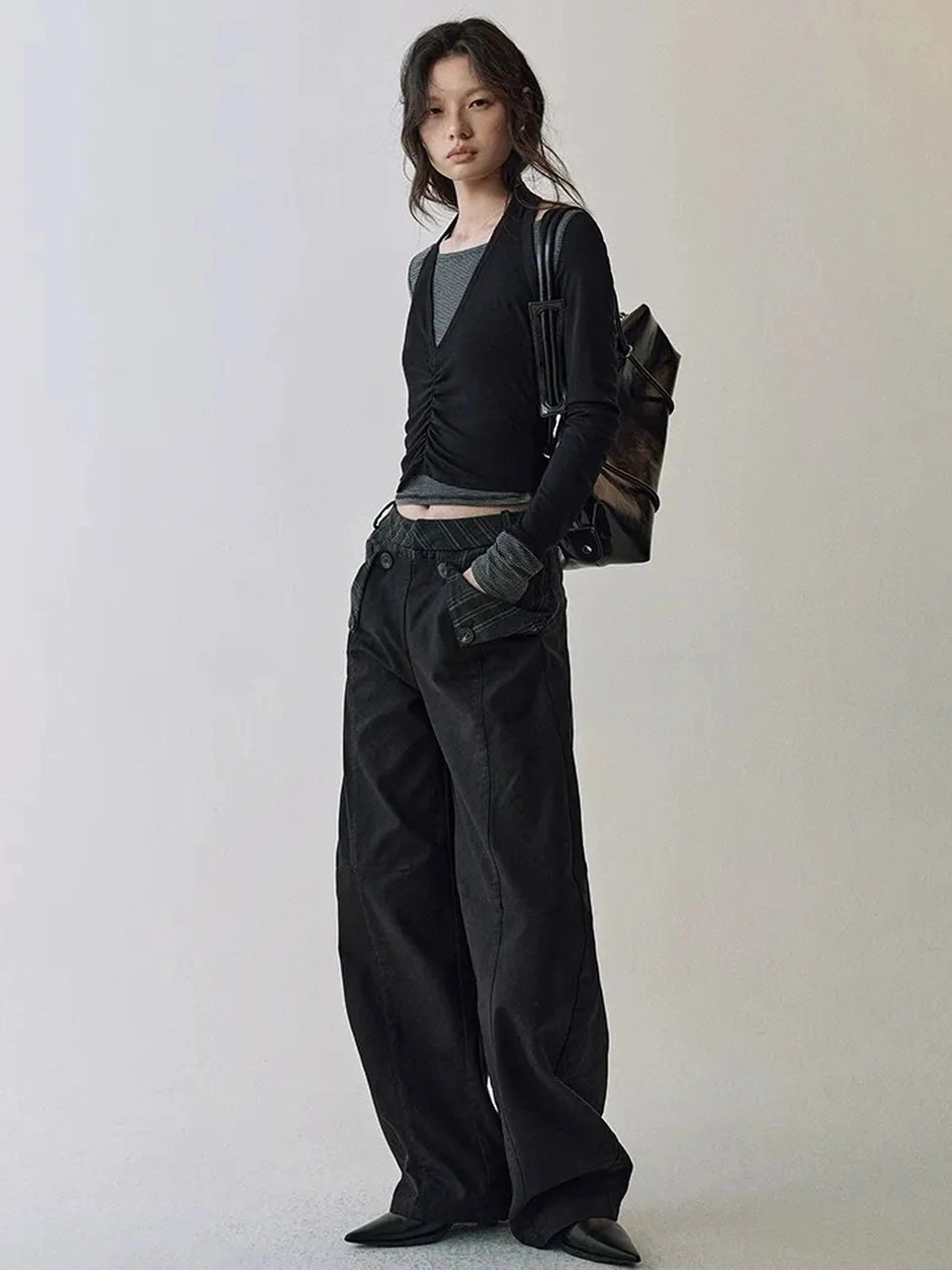 AnnoMundi Deconstructed Striped Layered Top T-shirt