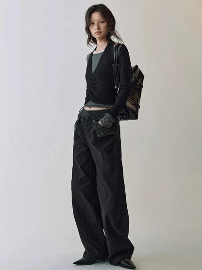 AnnoMundi Deconstructed Striped Layered Top T-shirt