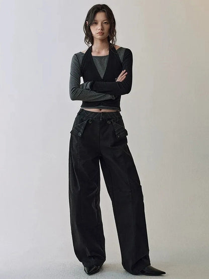 AnnoMundi Deconstructed Striped Layered Top T-shirt