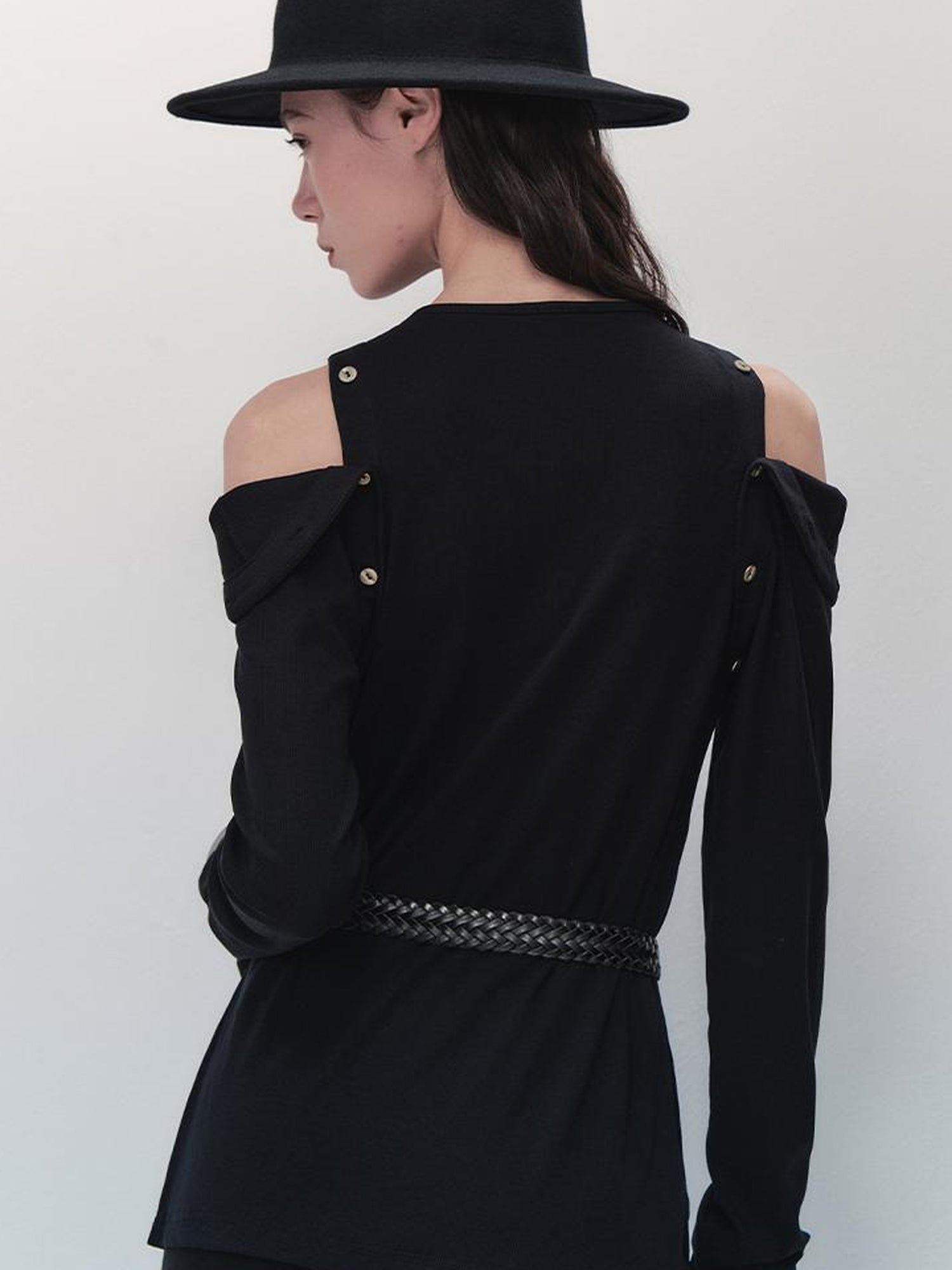 AnnoMundi Deconstructive Knit Cardigan Detachable Sleeves Multi Way Wear