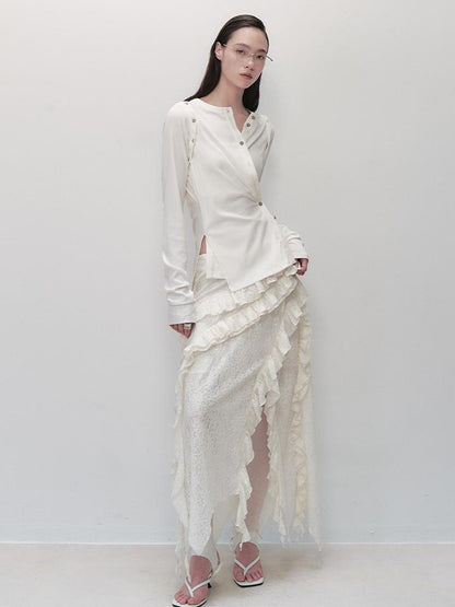 AnnoMundi Deconstructive Knit Cardigan Detachable Sleeves Multi Way Wear