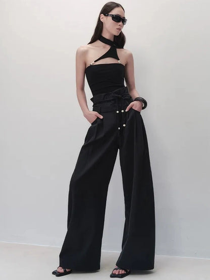 AnnoMundi Detachable Choker Beaded Camisole Bikini